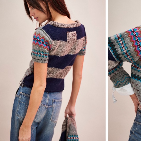 We the free bright at home cardi set/wool/Large - Picture 3 of 16